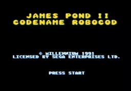 Super James Pond online game screenshot 2