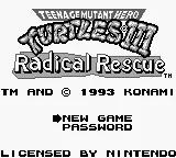 Teenage Mutant Ninja Turtles III - Radical Rescue online game screenshot 2
