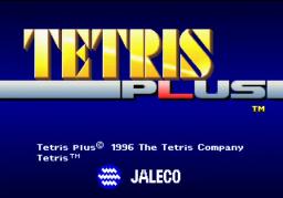 Tetris Plus online game screenshot 1
