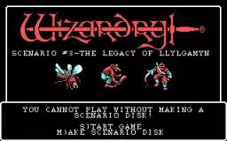 Wizardry II - Legacy of Llylgamyn online game screenshot 1