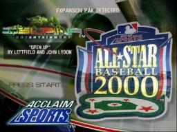 All-Star Baseball 2000 online game screenshot 1