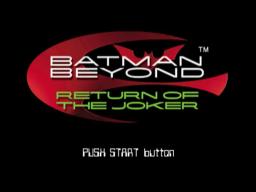 Batman Beyond - Return of the Joker online game screenshot 1