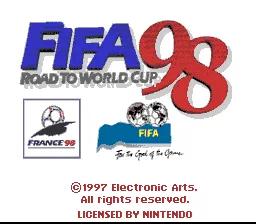 FIFA - Road to World Cup 98 online game screenshot 1