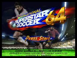 International Superstar Soccer 64 online game screenshot 2