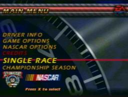 NASCAR 99 online game screenshot 2