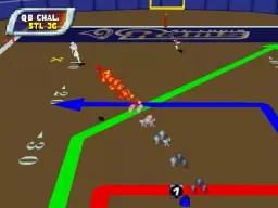 NFL Blitz 2001 online game screenshot 2