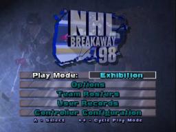 NHL Breakaway 98 online game screenshot 2
