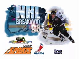 NHL Breakaway 98 online game screenshot 1