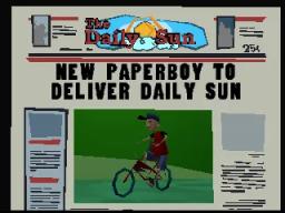 Paperboy online game screenshot 2