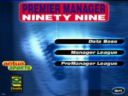 Premier Manager 64 online game screenshot 1