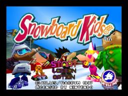 Snowboard Kids online game screenshot 1
