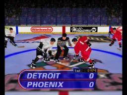 Wayne Gretzky's 3D Hockey online game screenshot 2