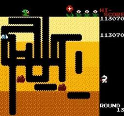 Dig Dug online game screenshot 3