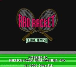 Rad Racket - Deluxe Tennis II online game screenshot 1