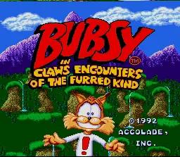Bubsy in - Claws Encounters of the Furred Kind online game screenshot 1