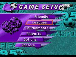 FIFA Soccer 95 online game screenshot 2