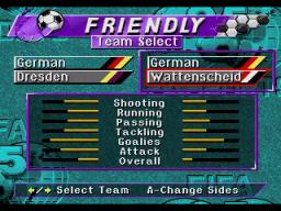 FIFA Soccer 95 online game screenshot 3