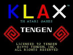 Klax online game screenshot 1