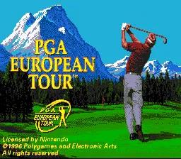 PGA European Tour online game screenshot 1