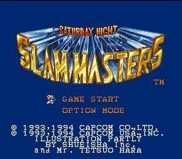 Saturday Night Slammasters online game screenshot 1