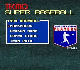 Tecmo Super Baseball online game screenshot 2