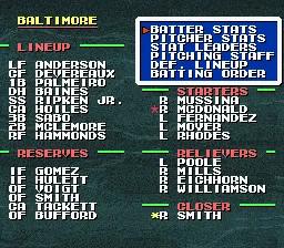 Tecmo Super Baseball online game screenshot 3