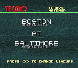 Tecmo Super Baseball scene - 6