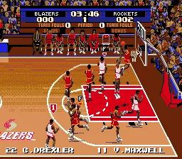 Tecmo Super NBA Basketball scene - 4