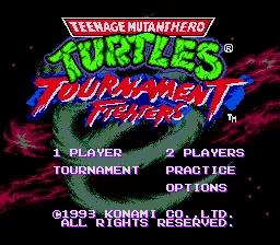 Teenage Mutant Ninja Turtles - Tournament Fighters online game screenshot 1