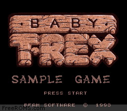 Baby T-Rex online game screenshot 1