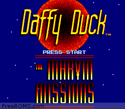 Daffy Duck - The Marvin Missions online game screenshot 1