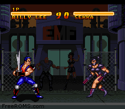 Double Dragon V - The Shadow Falls online game screenshot 2