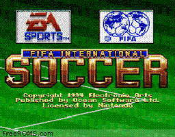 FIFA International Soccer online game screenshot 1