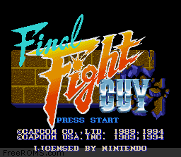 Final Fight (SNES) - online game