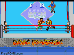 Gekitou Burning Pro Wrestling online game screenshot 2