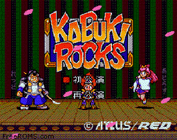 Kabuki Rocks online game screenshot 1