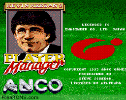 Kevin Keegan's Player Manager online game screenshot 1