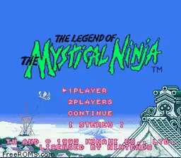 Legend of The Mystical Ninja, The-preview-image