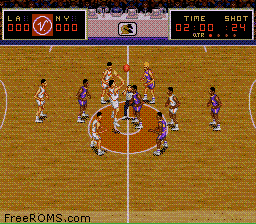 Magic Johnson's Super Slam Dunk online game screenshot 2