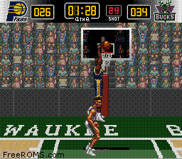 NBA Give 'n Go aka NBA Jikkyou Basket: Winning Dunk (Quick Gameplay) Super  Nintendo 