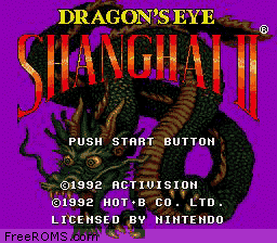 Shanghai II - Dragon's Eye online game screenshot 1