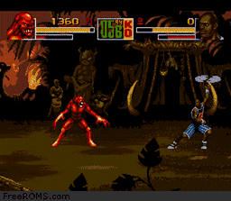 Shaq Fu online game screenshot 2