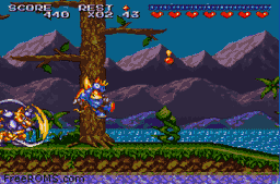 Sparkster online game screenshot 2