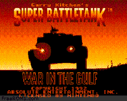 Super Battletank - War in the Gulf online game screenshot 1