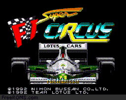 Super F1 Circus online game screenshot 1