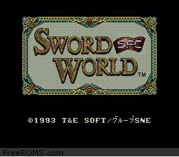 Sword World SFC online game screenshot 1