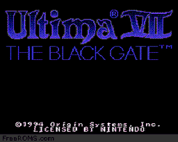 Ultima VII - The Black Gate online game screenshot 1