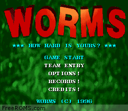 Worms online game screenshot 1