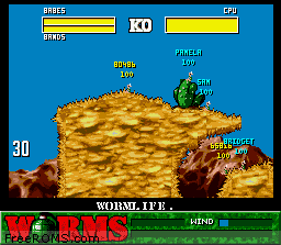 Worms online game screenshot 2