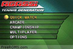 Agassi Tennis Generation online game screenshot 2